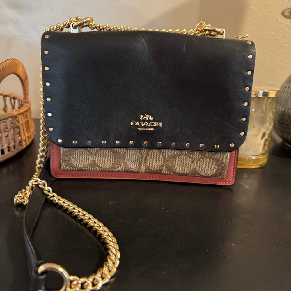 Coach Klare Crossbody Crossbody Bag with Gold Chain -NWOT